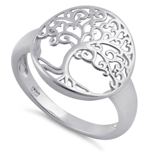 925 Silver Tree of Life Ring