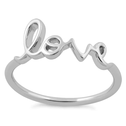925 Silver Love Ring
